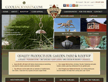 Tablet Screenshot of coolbackyards.com